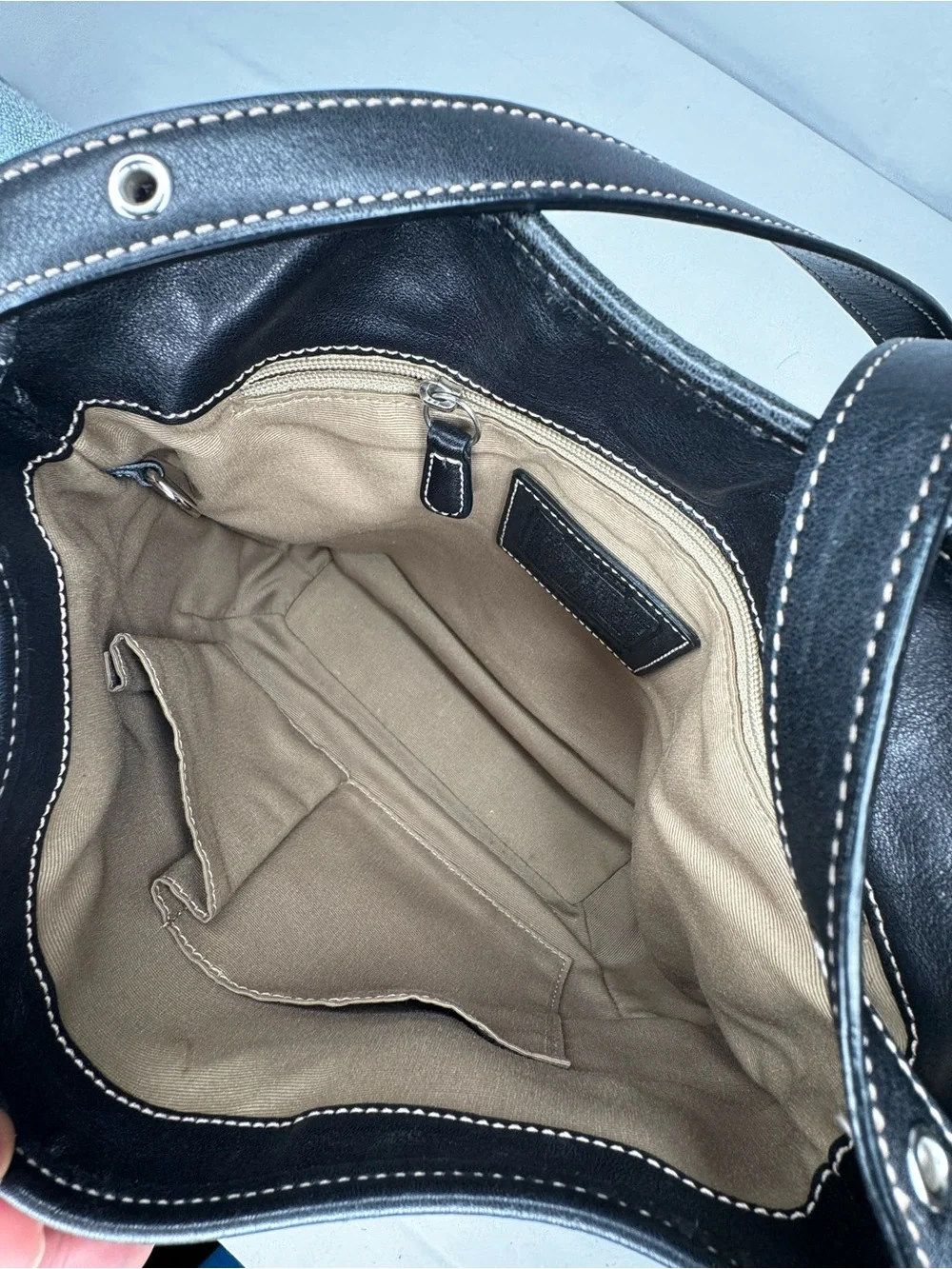 Coach Soho Black Leather Buckle Hobo Shoulder Bag